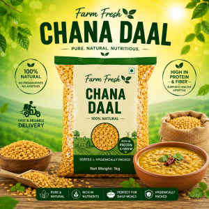Farm Fresh Chana Dal - 1/2kg