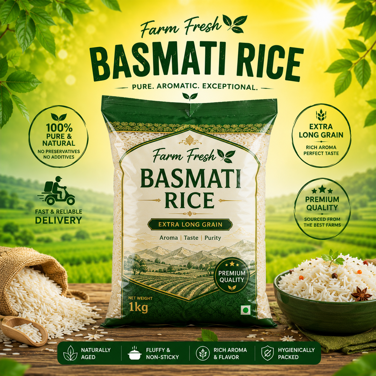 Farm Fresh Premium Basmati Rice