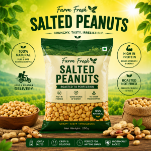 Farm Fresh Salted Peanuts - 100gm